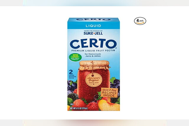 Box of Certo liquid fruit pectin