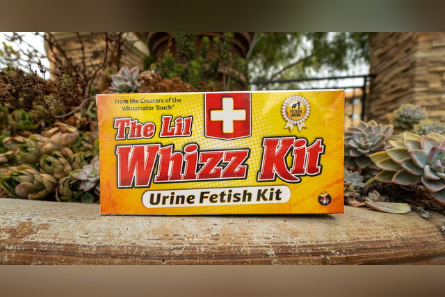 The Lil Whizz Kit box on a wooden ledge with succulents