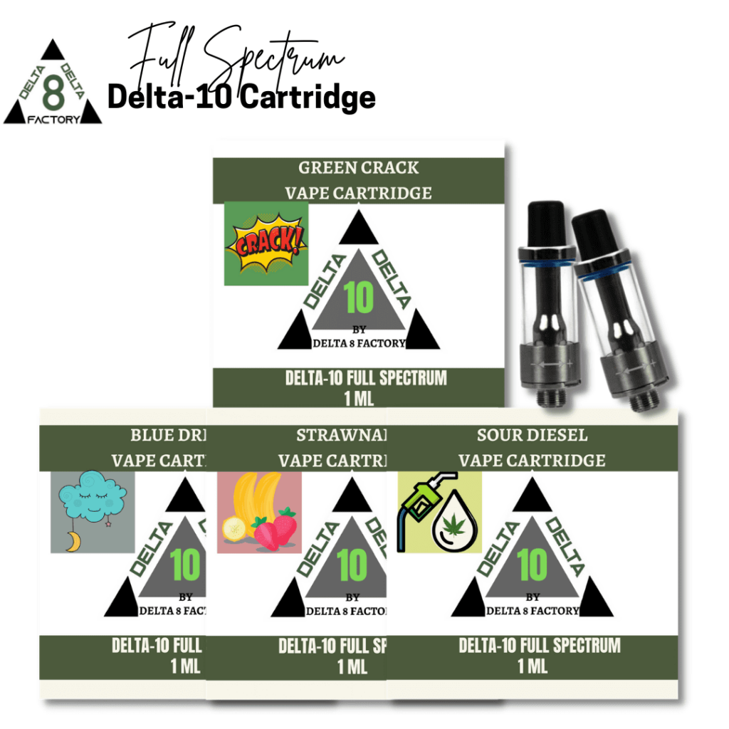 Delta 8 Factory – Delta-10 THC Cartridges